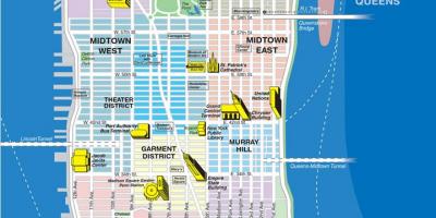 Mapa bide Manhattan