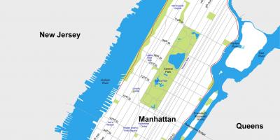 Manhattan hirian mapa printable