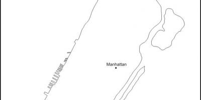 Hutsik mapa Manhattan
