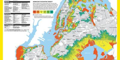 Manhattan uholde zona mapa